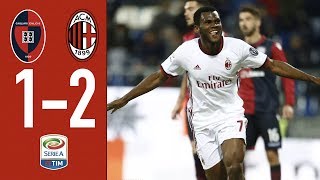 Highlights Cagliari 1-2 AC Milan - Serie A 2017/2018