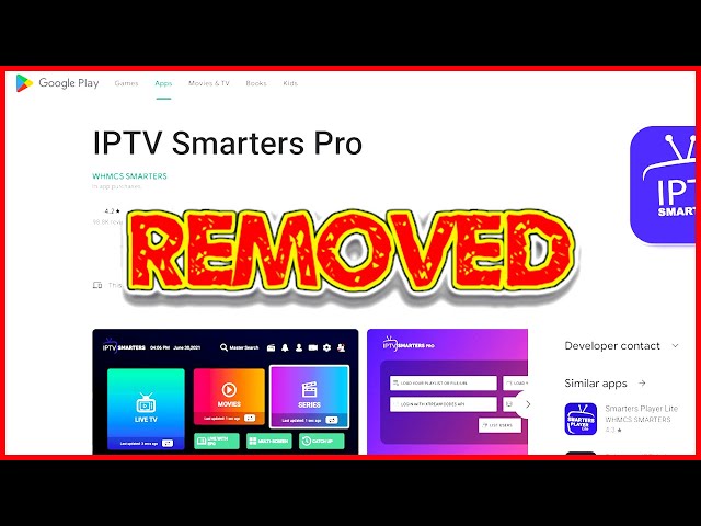 Iptv Smarters Removed From The Google Play Store - Youtube