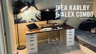 OhpinyaNATED #12: DeskQuest Part 2  IKEA KARLBY x ALEX DRAWERS Combo Review