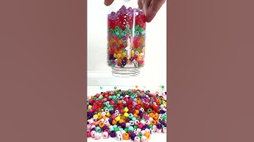 Simple Yet Satisfying Reverse Video With Beads ASMR part 5 #shorts