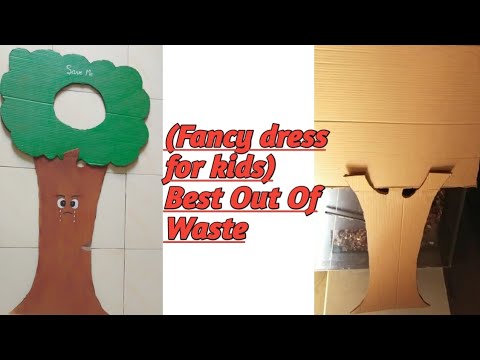 Save Tree Fancy Dress for Kids ||DIY II Fancy Dress Ideas for Kids II ...