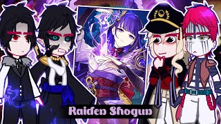 |[Uppermoons+Muzan reacting to Raiden Shogun like a new Hashira]| ◆Bielly - Inagaki◆