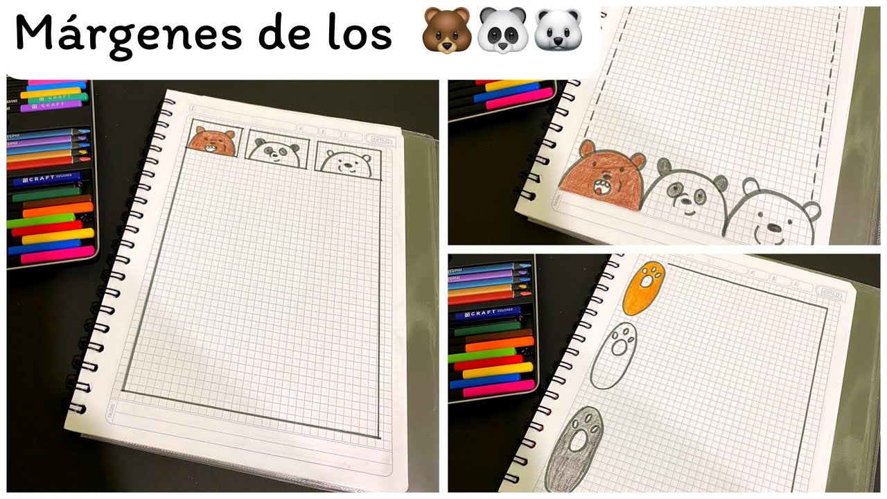 3 márgenes para tus cuadernos de los OSOS ESCANDALOSOS 🐻🐼🐻‍❄️ - thptnganamst.edu.vn