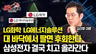 삼성전자, 결국 치고 올라갈 거에요. /LG화학, LG에너지솔루션, 대 바닥권에 들어섰다. "지금은 팔 때가 아니라 버텨야 할 때"ㅣ김선형 대표