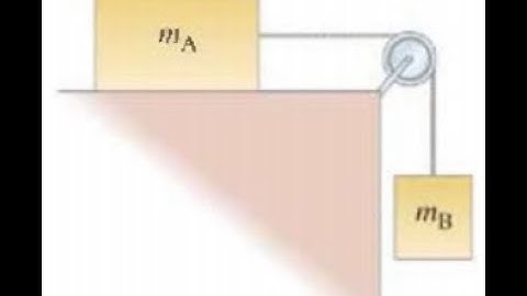 (4-52) (a) If m A = 13.0 kg and mB = 5.0 kg in Fig. 4-45, determine the acceleration of each block.