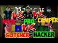 ROBLOX PIGGY | NOOB vs PRO vs CAMPER vs GLITCHER vs HACKER Challenge.