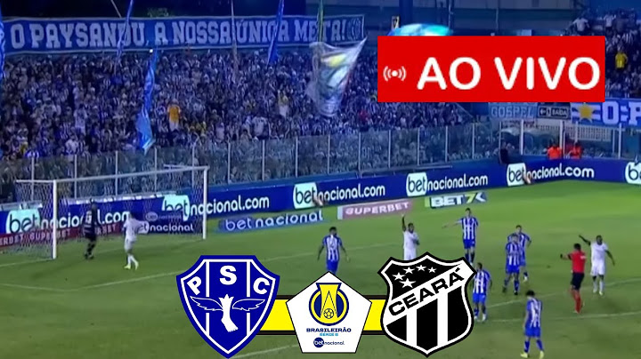 PAYSANDU X CEARÁ AO VIVO  | BRASILEIRÃO SÉRIE B 2024 I JOGO AO VIVO