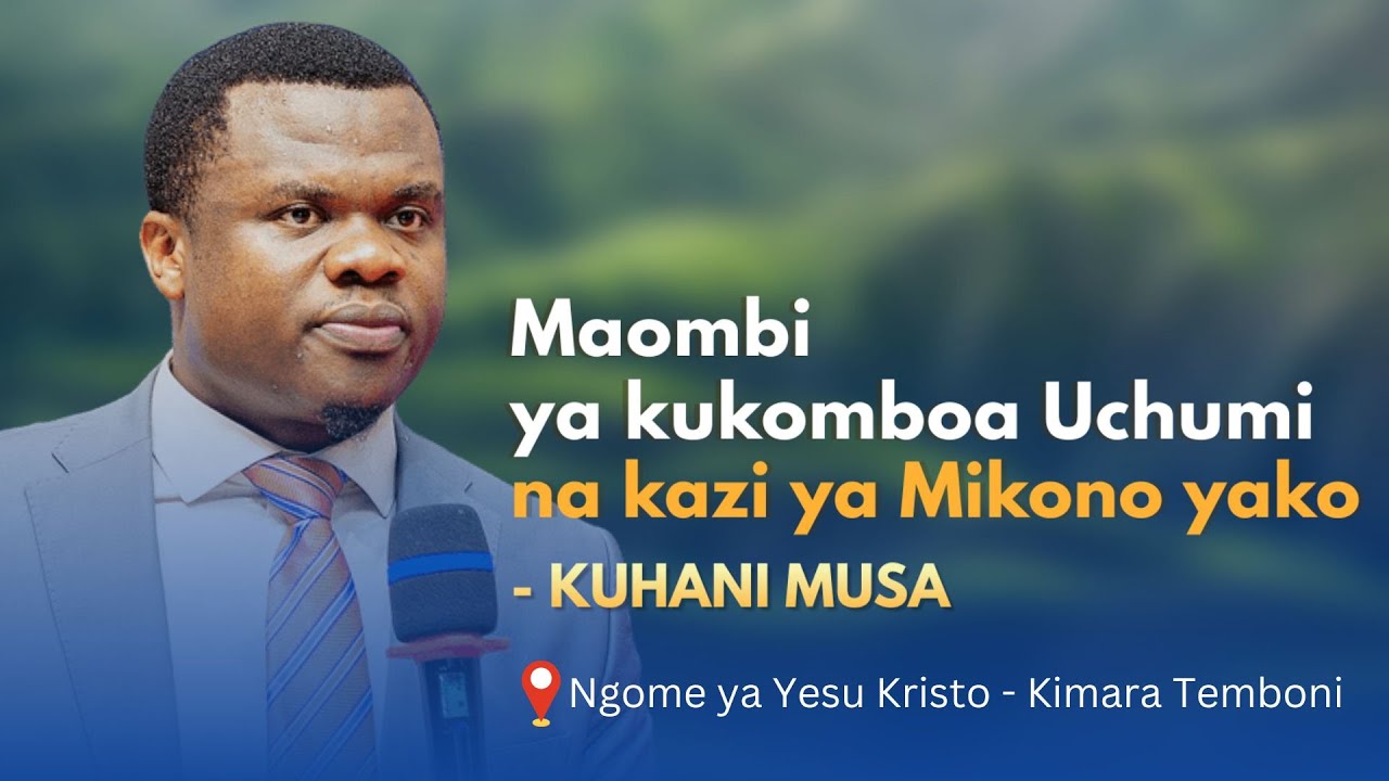 MAOMBI YA KUKOMBOA UCHUMI NA KAZI YA MIKONO YAKO