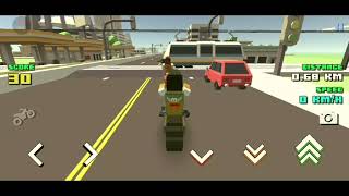 Blocky Moto Racing ep.2 | เกมส์ขับรถ โหมดขับรถเร็ว เก็บคะแนนจากระยะที่วิ่งได้ screenshot 5