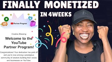 How I Monetized My Channel in 4weeks