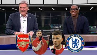 Arsenal vs Chelsea 50 The Gunners Continue To Top The League Ian Wright & Trossard Crazy Reaction