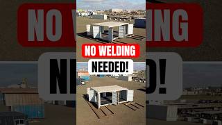 Double Wide Kit Assembly No Welding Required #container #diy #construction