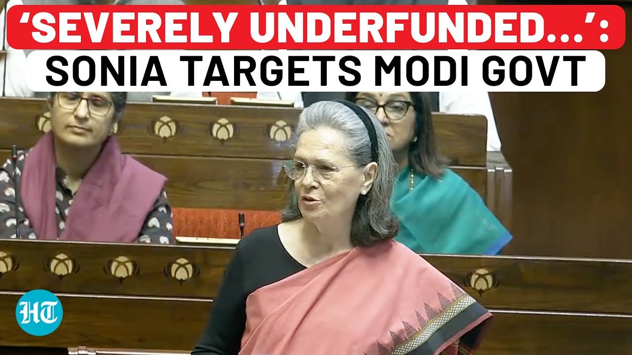 Sonia Gandhi Targets Modi Govt Over Centre’s Scheme For Pregnant Women | Rajya Sabha