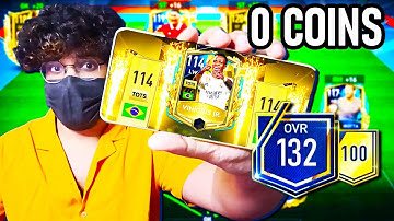 I MADE THIS NEW 132 OVR TEAM BY SPENDING 0 COINS IN FIFA 23 MOBILE.