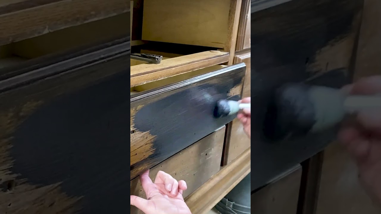 Painting A Dresser Black