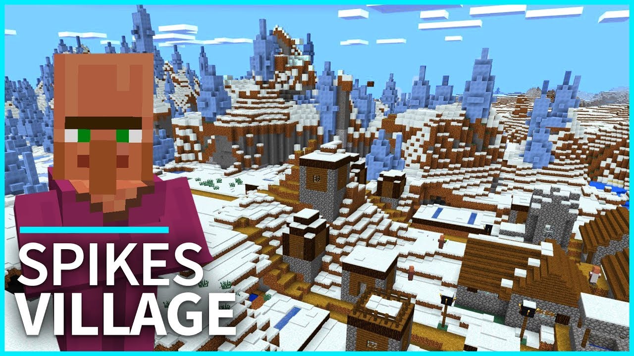 Minecraft PE Seeds - ICE SPIKES, Villages, Stronghold and Igloos - MCPE