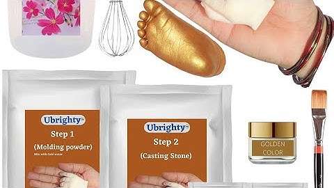 Unboxing of Hand casting kit@ubrighty ,best kit for hand casting# natural#practicekit