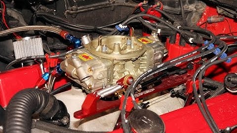 Holley Carb: Setting Idle Setting & Initial Ignition Timing (CARB BASICS PART:1)