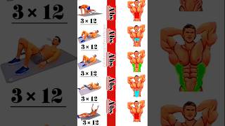 Easy Top 5 Full Abs Exercises At Home🔥💯✅ #shortsvideo #workout #fitness #exercise #shorts
