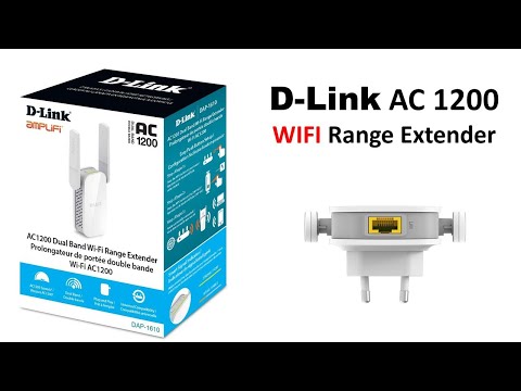 D-Link AC1200 Wi-Fi extender dual band • Unboxing, installation, configuration (D-Link DAP-1610)