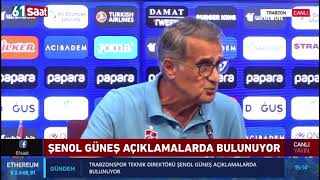Şenol Güneş Benim Tek Hesabım Trabzonsporun Başarısı.