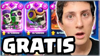 EVOLUCION GRATIS en Clash Royale ASI