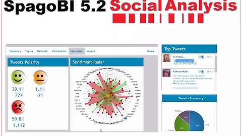 SpagoBI 5.2 and Social Analysis