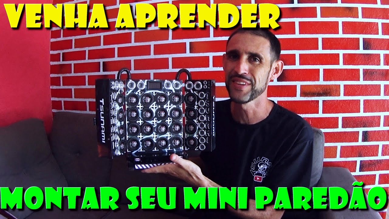 Mini-Paredão  Paredoes de som, Automotivo, Exercícios de treino