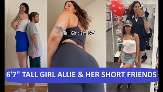 6'7" Tall Girl & Her Short Friends! Let us break stereotypes!