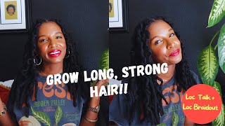 THE SECRET TO GROWING LONG STRONG LOCS