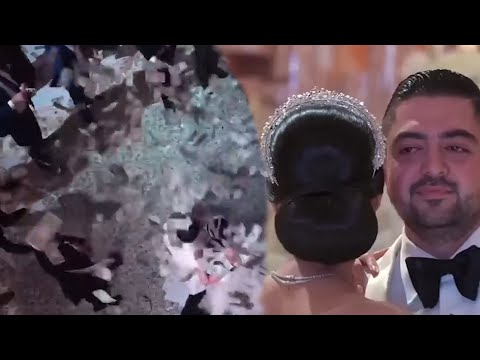Տեսանյութ.Այս գեղեցիկ զույգի՝ Տիգրան Ասատրյանի որդու հարսանիքին, սրահը ծածկեցին հարյուրավոր դոլարներով