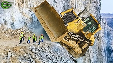 Verbluffende vaardigheden van bulldozerbestuurders, zo gek dat je denkt dat ze nep zijn! #1