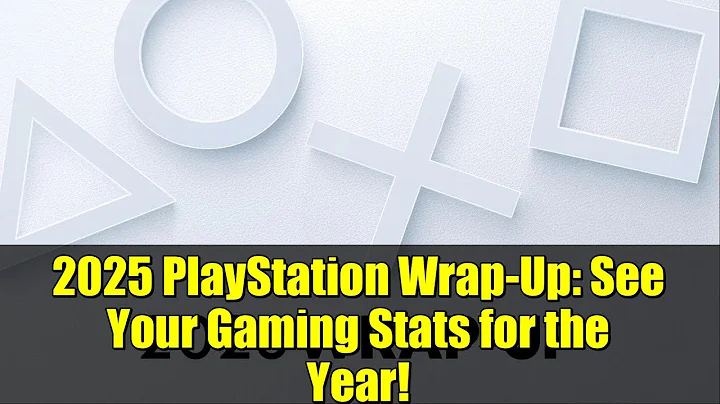 2025 PlayStation Wrap-Up: See Your Gaming Stats for the Year!