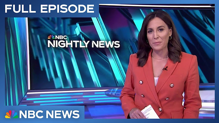Nightly News Full Episode – July 13