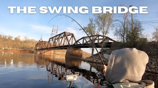 Fishing The Swing Bridge For WhiteBass - Lot's Of Fish Here!!!