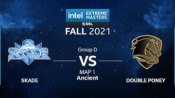 CS:GO - SKADE vs. Double Poney [Ancient] Map 1 - IEM Fall 2021 - Group D - EU