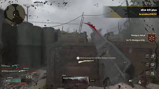 Call of duty WW2 shotgun dive kill near death plus 2 more kills