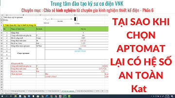 Tại sao có hệ số an toàn khi chọn aptomat