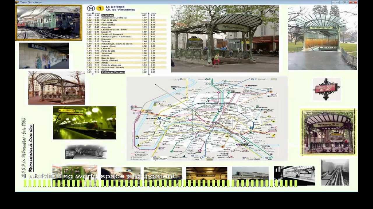 MSTS - Tutorial d'installation de la ligne RFSP: Réseau Ferré Souterrain de Paris