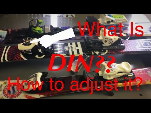 Che cosa è DIN e come regolare It! Sci Attacchi Tutorial