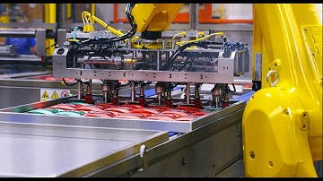 Robotic Tray Loading and Unloading for Prepared Food Pouches by Pearson Packaging Systems