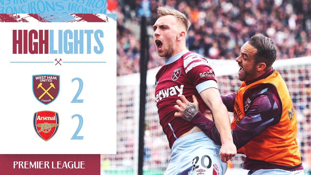 West Ham 2-2 Arsenal | Hammers Hold Leaders To A Strong Draw | Highlights