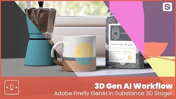 Gen AI Workflows in 3D - Tutorial - Using @Adobe @Substance3DStager + Firefly to Control Your Images