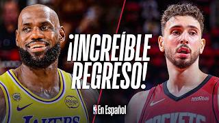 ¡Se jugó al LÍMITE en Houston con show de los LAKERS en TIEMPO EXTRA! 🤯🔥