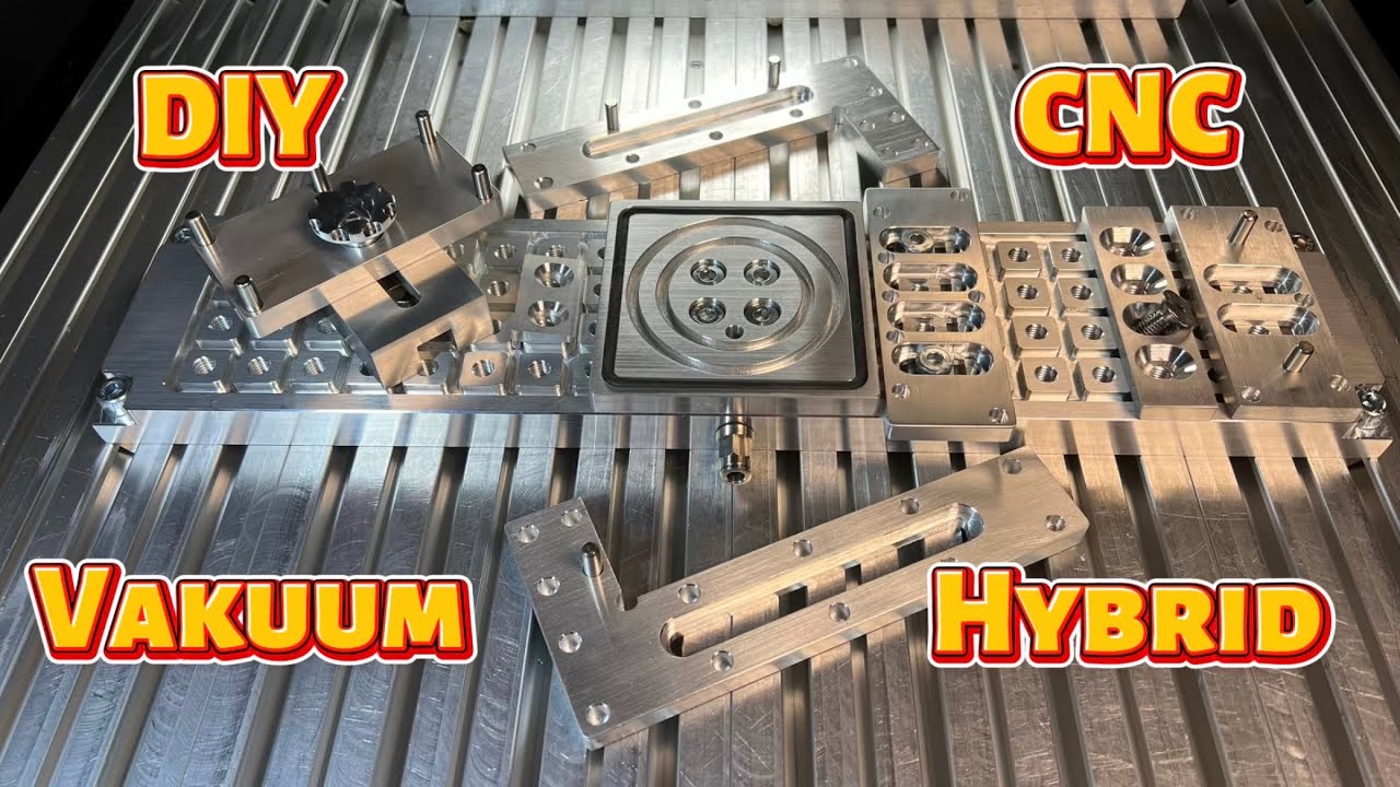 Diese selbstgefräste CNC Hybrid-Vakuum-Platte hält (fast) alles 