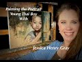 Painting a Portrait: A Young Thai Boy with Jessica Henry Gray