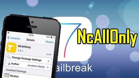 NcAllOnly - iOS 7 Jailbreak Cydia Tweak