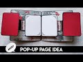 Pop-up page idea | tutorial | diy | how to make pop-up page for scrapbook