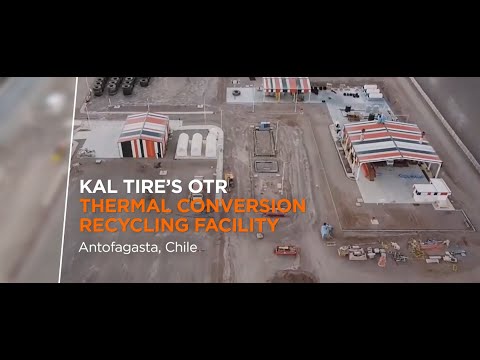 This is Kal Tire's Thermal Conversion Recycling Facility in Chile!