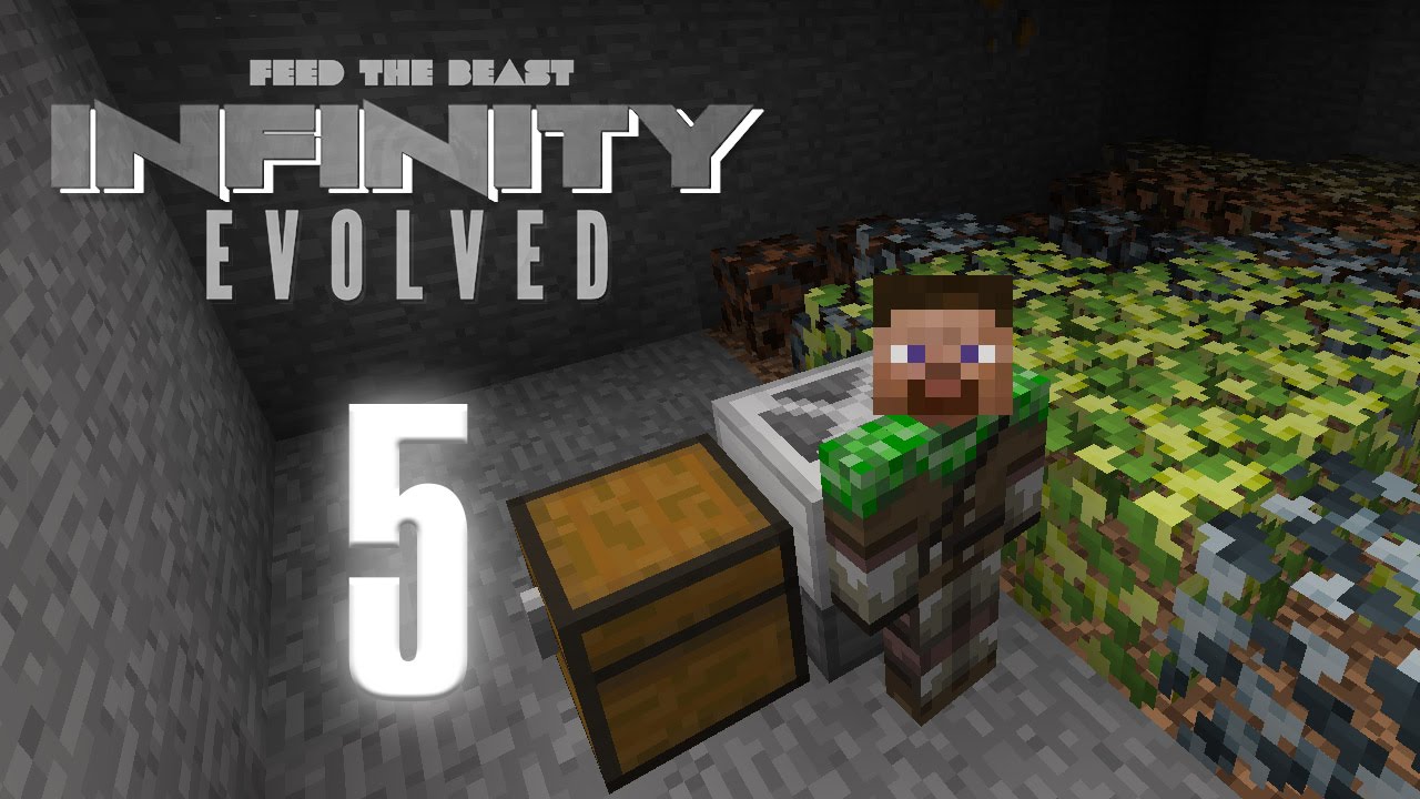 Dansk Minecraft - FTB Infinity Evolved ep 5 - Automatiserede ore berry ...